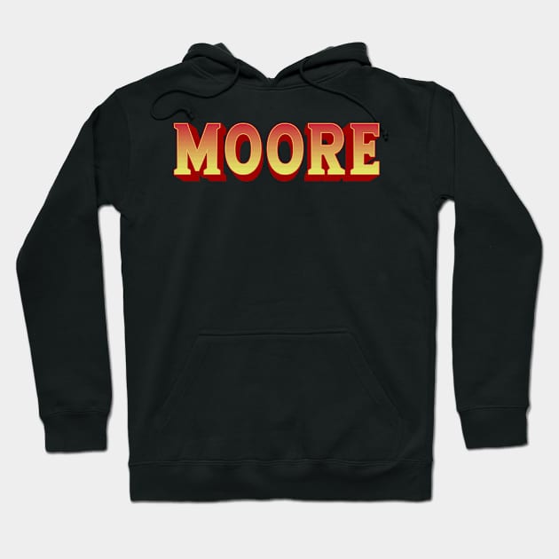 moore moore Hoodie by JuaraPasti